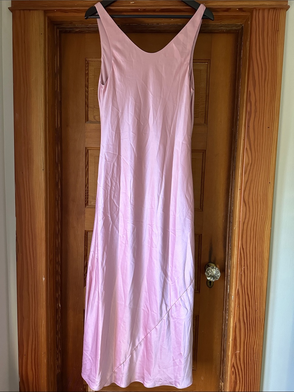 NWT Reformation Bevin Blush Pink Midi Slip Dress - Picture 5 of 8
